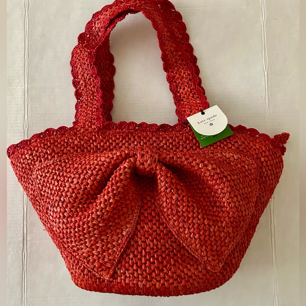 Kate Spade New York for Target Raffia Bow Tote Bag